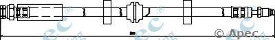 APEC BRAKING hos3169 -  Тормозной шланг